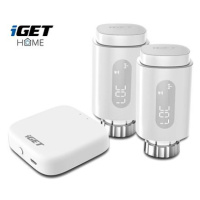 iGET HOME TS10 Starter kit (2x TS10 Thermostat Radiator Valve + 1x GW1 Gateway)