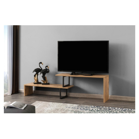 TV stolek OVIT 44x153 cm hnědá/černá Donoci