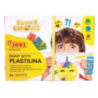 JOVI Sada Funny Emojis - malování plastelínou