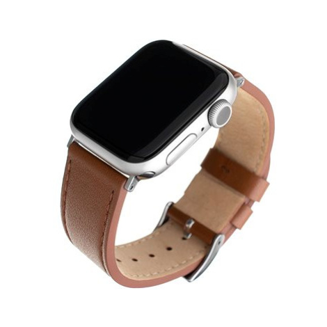 FIXED Leather Strap pro Apple Watch 42/44/45/Ultra 49mm hnědý