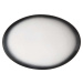 Bílo-černý keramický oválný talíř Maxwell & Williams Caviar, 30 x 22 cm