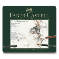 Graf. tužky Faber Castell Pitt Monochrome sada plech. 21ks Faber-Castell