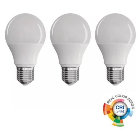 LED žárovka True Light 7,2W E27 teplá bílá, 3 ks Donoci