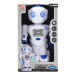 Teddies Robot jezdící plast 27cm EN mluvící na baterie se světlem se zvukem v krabici 18x28x11,5