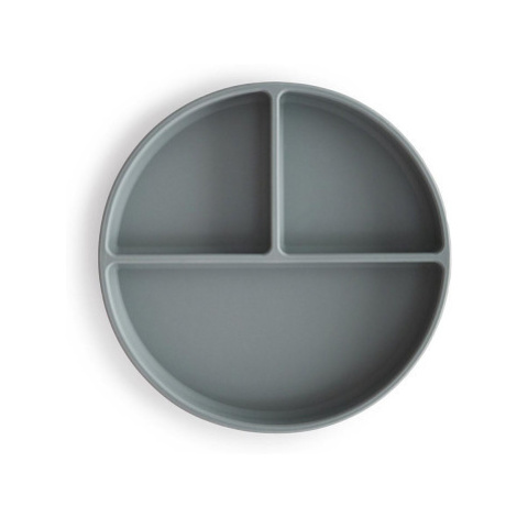 Mushie silikonový talíř s přísavkou - Stone