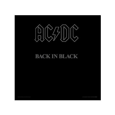 AC/DC: Back in Black - plakát v rámu