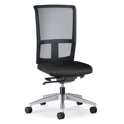 interstuhl Kancelářská otočná židle GOAL AIR, výška opěradla 545 mm, jasně stříbrný podstavec, g