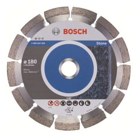 Diamantový segmentový kotouč Bosch Standard for Stone 180 mm 2608602600