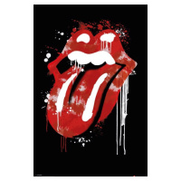 Plakát, Obraz - Rolling Stones - graffiti lips, 61x91.5 cm