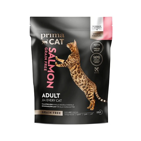 PrimaCat granule Losos, bez obilovin, pro dospělé kočky 400 g