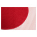 Vopi koberce Kusový koberec Eton červený 15 kruh - 80x80 (průměr) kruh cm