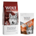 Wolf of Wilderness granule 12 kg + snack 180g zdarma! - "The Taste Of Canada" + Wide Acres - kuř