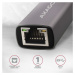 AXAGON ADETR USB A 3.2 Gen 1 Gigabit Ethernet síťová karta auto instal titanově šedá