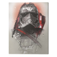 Obraz na plátně Star Wars The Last Jedi - Captain Phasma Brushstroke, (60 x 80 cm)