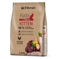 Fitmin Purity Kitten s čerstvým kuřecím a játry pro koťata 1,5 kg