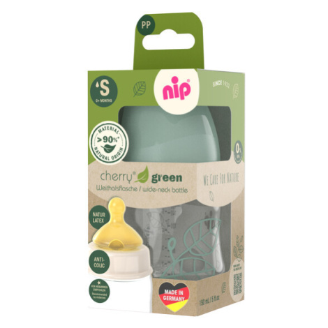 NIP - CHERRY GREEN láhev PP,široká,kaučuk-S,150ml,kluk