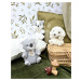 Plyšový pejsek The Little Companions Histoire d’ Ours bílý 20 cm od 0 měsíců