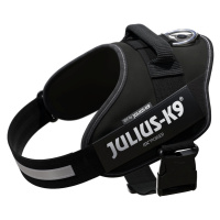 Postroj JULIUS-K9 IDC® Power černý - velikost 1: obvod hrudi 63 - 85 cm