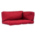 SHUMEE Podušky na paletový nábytek 3 ks, 10 × 58 × 103 cm, červená