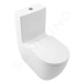 VILLEROY & BOCH Subway 3.0 WC kombi mísa Viclean, TwistFlush, CeramicPlus, alpská bílá 4672T0R1