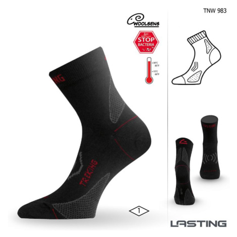 Lasting Ponožky TNW 75% Merino - černé Velikost: XL