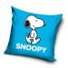 Carbotex Povlak na polštářek Snoopy blue 40 × 40 cm