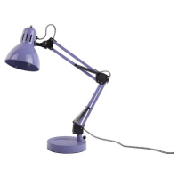 Fialová stolní lampa s kovovým stínidlem (výška 52 cm) Funky Hobby – Leitmotiv