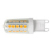 euroLighting LED kolíková žárovka G9 3W spektrum 2700K dim