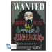 Set 2 plakátů One Piece - Wanted Chopper & Brook (52x38 cm)