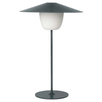 Tmavě šedá střední led lampa Blomus Ani Lamp