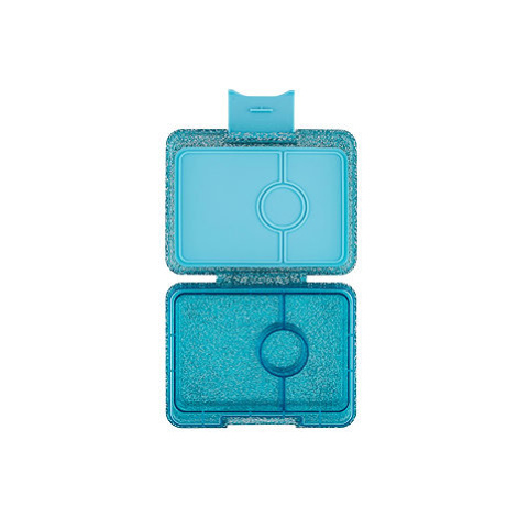 Yumbox Nepropustný svačinový box 3 sekce Snack - Aqua Glitter