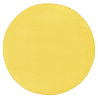 Žlutý kulatý koberec ø 133 cm Fancy – Hanse Home