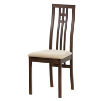 Jídelní židle AMANDA ořech/béžová
