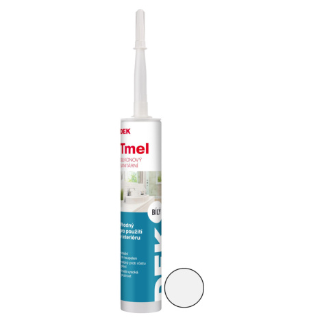 Tmel silikonový sanitární DEK bílý 310 ml