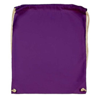 Bavlněný batoh k domalování - barva fialová