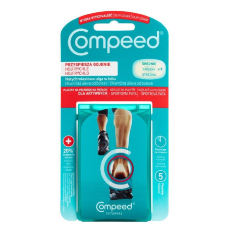 COMPEED Náplast na puchýře sportovní pata 5 kusů