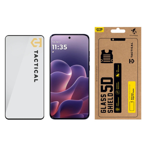 Tvrzené sklo Tactical Glass Shield 5D pro Motorola Edge 70 Fusion, černá