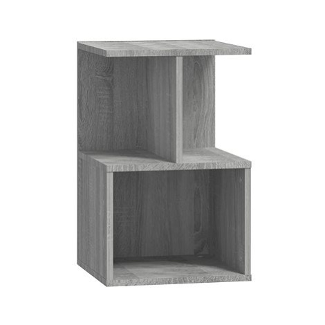 Shumee Noční stolek šedý sonoma 35 × 35 × 55 cm kompozitní dřevo