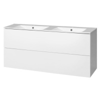 MEREO Aira, koupelnová skříňka s keramickym umyvadlem 121 cm, bílá CN713