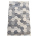 Kusový koberec Vista 02 160 × 220 cm šedý