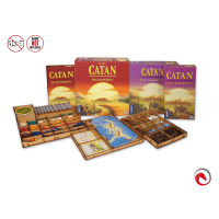 Poland Games Catan + Traders & Barbarians + 5-6 Players Expansions Insert (41134)