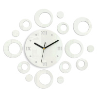 Moderní nástěnné hodiny RINGS WHITE