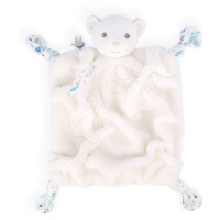 Plyšový medvěd mazlíček Plume Doudou Bear Ivory Kaloo bílý 20 cm pro miminka v dárkovém balení o