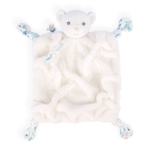 Plyšový medvěd mazlíček Plume Doudou Bear Ivory Kaloo bílý 20 cm pro miminka v dárkovém balení o