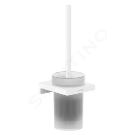 HANSGROHE AddStoris WC štětka nástěnná, matné sklo/bílá mat 41752700