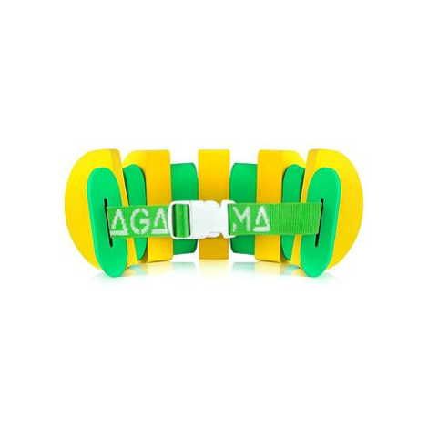 Plavecký pás Agama SWIM (7 dílů/do 14 kg), žlutá/zelená