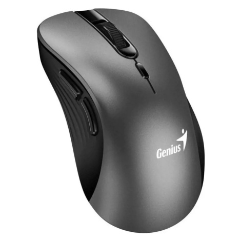 Genius Ergo 8100S/Ergonomická/Optická/Pro praváky/1 600 DPI/Bezdrátová USB/Černá-šedá