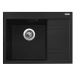 Sinks RIM 650 L Metalblack levý