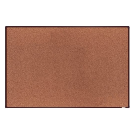 boardOK Korková tabule s hliníkovým rámem 180 × 120 cm, hnědý rám