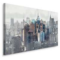 Plátno Panorama Města New Yorku Varianta: 40x30